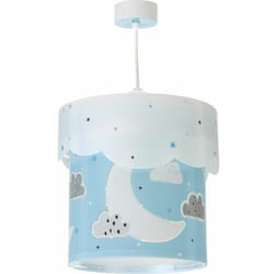 Dalber - Lampadario sospensione Piccola Luna Azzurro - Multicolor