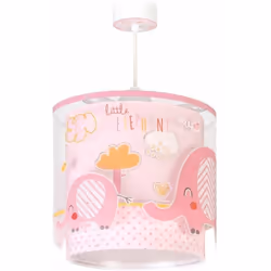 Dolce lampada a sospensione Elefantino firmata Dalber, azienda spagnola che produce lampade per bambini dal 1988. Le lampade ...