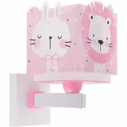 Dalber 63119S, Superficie, Quadrato, 1 lampadina(e), E27, Rosa