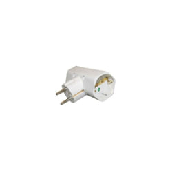 Adattatore 2 prese Schuko femmina 3500W 10-16A/250V