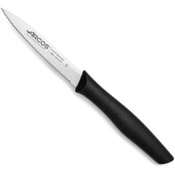 Coltello Mondador Arcos Nova 188610 in acciaio inox Nitrum e mango Polipropilene, colore nero 10 cm lama in scatola espositiva