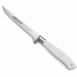 Coltello disosso Arcos Riviera Blanc 231524 di Nitrum Steel, con Mango di Poliossimetilene e lama di 13 cm in valigetta. Il c ...