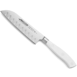 Arcos - Coltello Santoku Riviera Blanc 233224 Nitrum Steel, con Mango Poliossimetilene e 14 cm di lama in valigetta.
