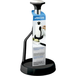 Arcos - Portarotolo Forza 793100 in acciaio inox / abs con base antiaderente ø 280 mm / ø 150 mm in scatola
