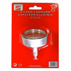 TECNHOGAR 01476, Imbuto, Acciaio, Alluminio, 3 tazze, 1 pz