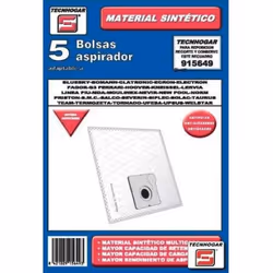 TECNHOGAR 915649, Sacchetto per la polvere, Aspiratore a cilindro, Bianco, Taurus, Molinex, Solac, 5 pz