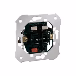 Kontakt-Simon 75396-39, Interruttore a pulsante, Metallo, IP20, IP44, 250 V, 10 A, 75 mm