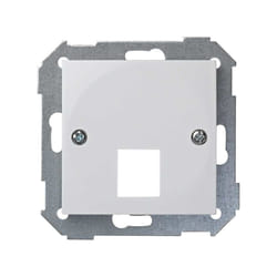 Simon 28085-30 Placca copripresa e copri interruttori Bianco