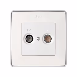 Simon 82053-30 Placca copripresa e copri interruttori Bianco