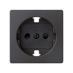 Simon 82041-38 Placca copripresa e copri interruttori Grafite