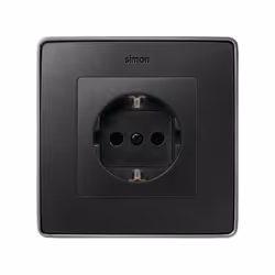 Simon 82041-38 Placca copripresa e copri interruttori Grafite