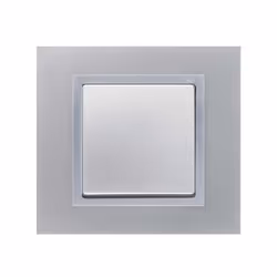 Simon 82917-33 Placca copripresa e copri interruttori Alluminio