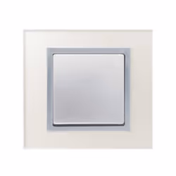 Simon 82917-62 Placca copripresa e copri interruttori Argento