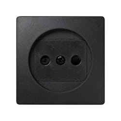 Simon 73040-62 Placca copripresa e copri interruttori Grafite