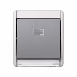 Simon 4400010-035, Grigio, Plastica, Simon 44, IP55, CE, 5 - 40 °C