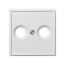 Simon 2705097-030 Placca copripresa e copri interruttori Bianco