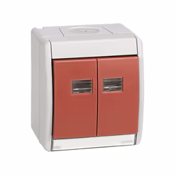 Simon 4400026-037 interruttore della luce Plastica Rosso