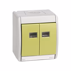 Simon 4400026-065 interruttore della luce Plastica Verde