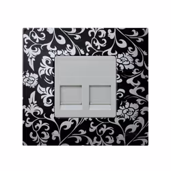 Simon 27486-37 Placca copripresa e copri interruttori Grigio