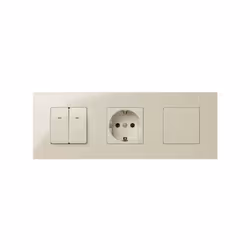 Simon 2700630-031 Placca copripresa e copri interruttori Avorio
