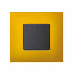 Simon 2700617-081 Placca copripresa e copri interruttori Giallo