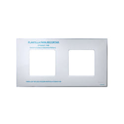 Simon 2700627-108 Placca copripresa e copri interruttori Trasparente