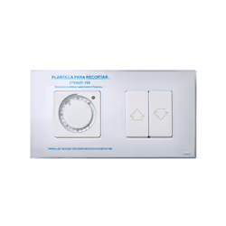 Simon 2700627-108 Placca copripresa e copri interruttori Trasparente