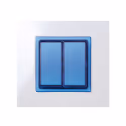 Simon 2710010-109 Placca copripresa e copri interruttori Blu