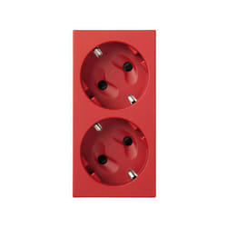Simon 50000472-037 presa energia Tipo F Rosso