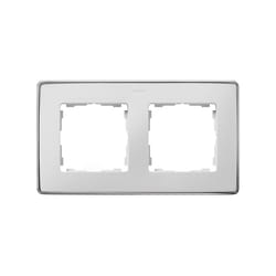 Simon 8201620-244 Placca copripresa e copri interruttori Bianco