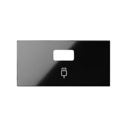 Simon 10001091-138 Placca copripresa e copri interruttori Nero