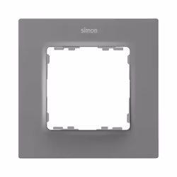 Simon 8200617-092, Grigio, Plastica, Simon 82, IP21, CE, 5 - 40 °C
