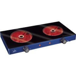 JATA V142 piano cottura Nero, Blu Superficie piana Ceramica 2 Fornello(i)