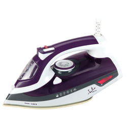 JATA PL221C ferro da stiro Ferro a vapore Piastra in ceramica Ultra Glide 2400 W Grigio, Viola, Bianco