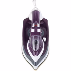 JATA PL221C ferro da stiro Ferro a vapore Piastra in ceramica Ultra Glide 2400 W Grigio, Viola, Bianco