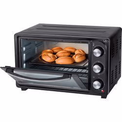 JATA HN928 fornetto con tostapane 28 L 1500 W Nero, Acciaio inox Grill - Vista aggiuntiva 2