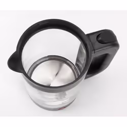 JATA HA702 bollitore elettrico 1,2 L 1500 W Nero, Trasparente