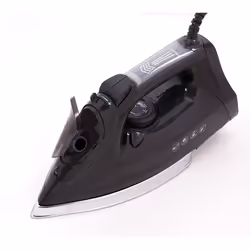 JATA PL622C ferro da stiro Ferro da stiro a secco e a vapore Piastra in Ceramica 3000 W Nero - Vista aggiuntiva 6