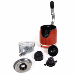 JATA JEEX1059 spremiagrumi Spremiagrumi manuale 160 W Rosso, Acciaio inox - Vista aggiuntiva 3