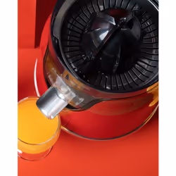 JATA JEEX1059 spremiagrumi Spremiagrumi manuale 160 W Rosso, Acciaio inox - Vista aggiuntiva 4