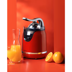 JATA JEEX1059 spremiagrumi Spremiagrumi manuale 160 W Rosso, Acciaio inox - Vista aggiuntiva 5