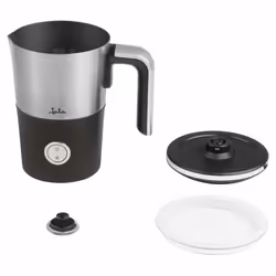 JATA JECL1900 montalatte e scaldalatte Automatico Nero, Acciaio inox