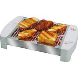 JATA TT589 griglia di cottura elettrica Libera installazione 550 W Acciaio inox, Bianco