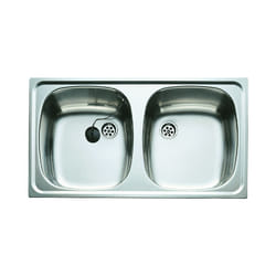 Teka E/800.440 2C Lavello sottopiano Rettangolare Acciaio inox