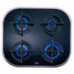 Teka CG.1 4G AI AL, Nero, Da incasso, Gas, Vetro, 4 Fornello(i), 4 Fornello(i)