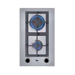 Teka EFX 30.1 2G AI AL CI Nat, Nero, Acciaio inox, Da incasso, Gas, Acciaio inox, 2 Fornello(i), 2 Fornello(i)