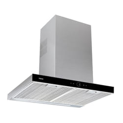 Teka DLH 686 T Cappa aspirante a parete Nero, Acciaio inox 584 m³/h