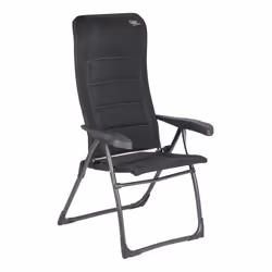 Crespo AP-215 Air-Deluxe, 110 kg, Sedia da campeggio, 4 gamba/gambe, 4,7 kg, Alluminio, Rete, Nero