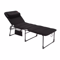 Crespo AP-363, 140 kg, Lettino da campeggio, 3 gamba/gambe, 7,72 kg, Tessuto, Nero