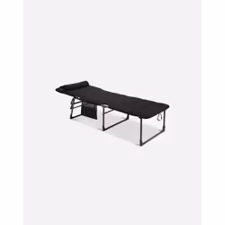 Crespo AP-363 Lettino da campeggio 3 gamba/gambe Nero